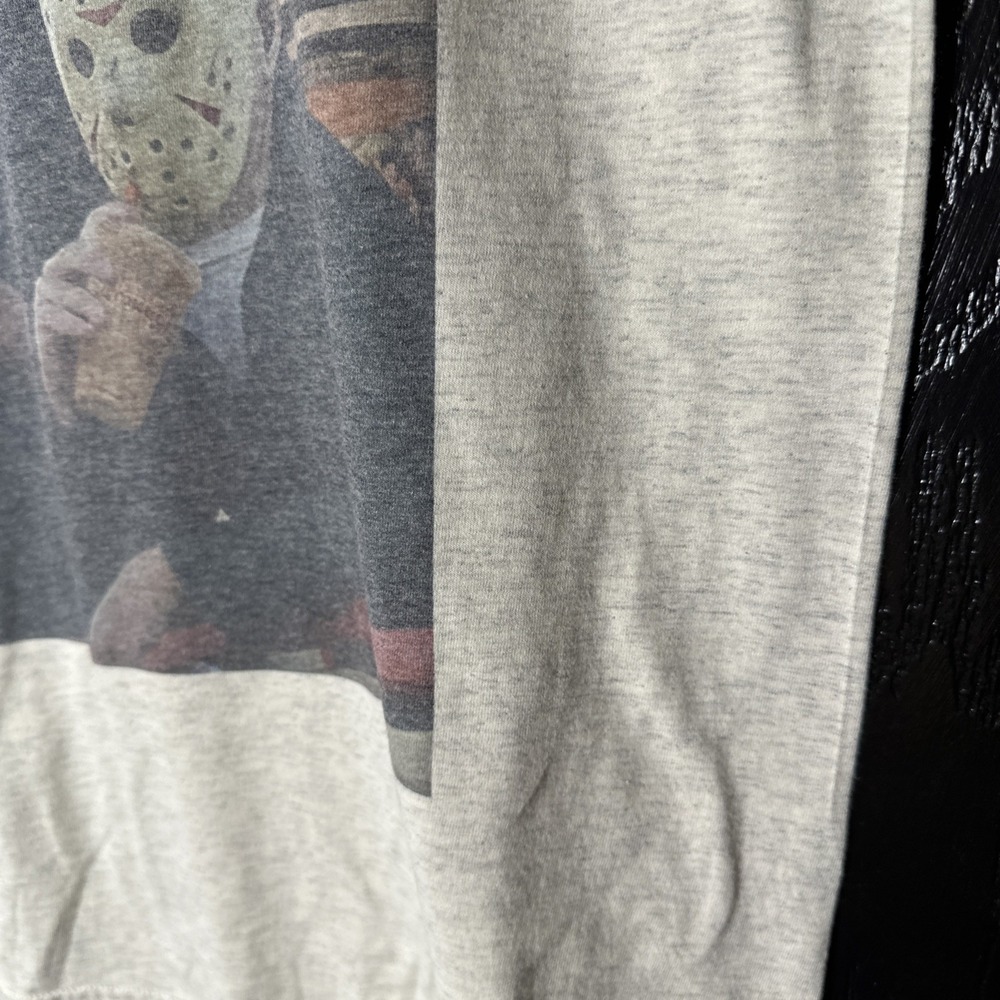 Funny Halloween Tee Jason Michael Shirt Michael Myers Jason Voorhees T-Shirt S - Picture 4 of 7